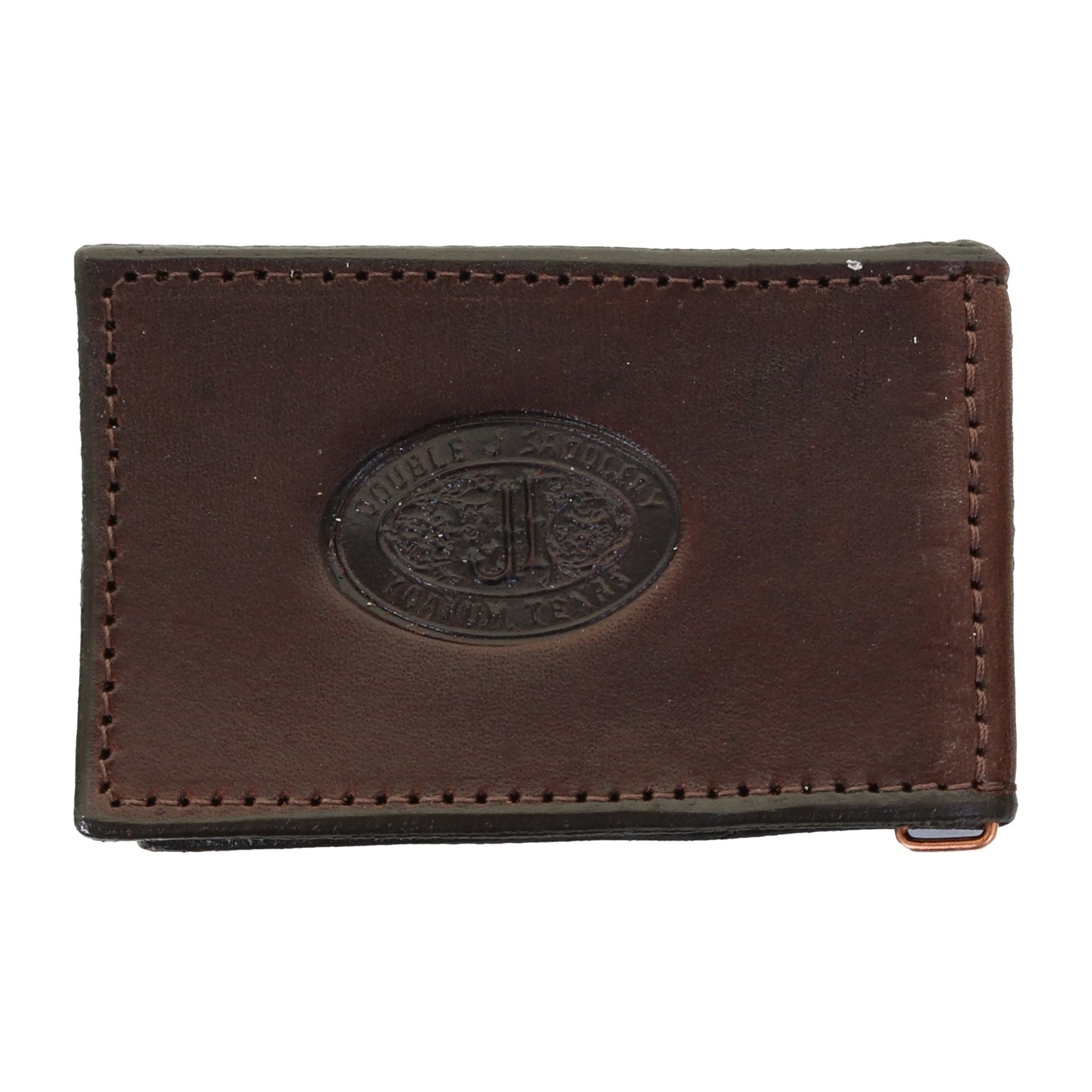 MC158 - Brown Money Clip - Double J Saddlery