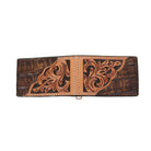 MC168- Tooled Overlay Money Clip - Double J Saddlery