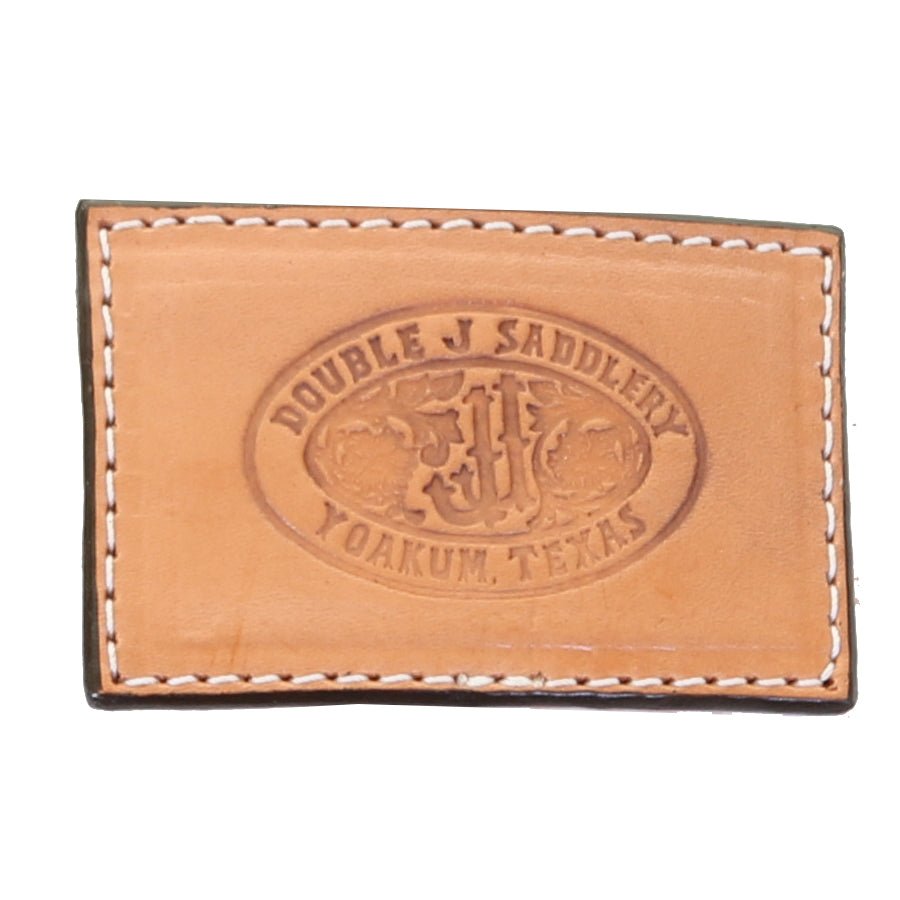 MLB09 - Natural Leather Oval Buckle - Double J Saddlery