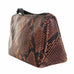 MPG115 - Copperhead Snake Print Makeup Pouch - Double J Saddlery