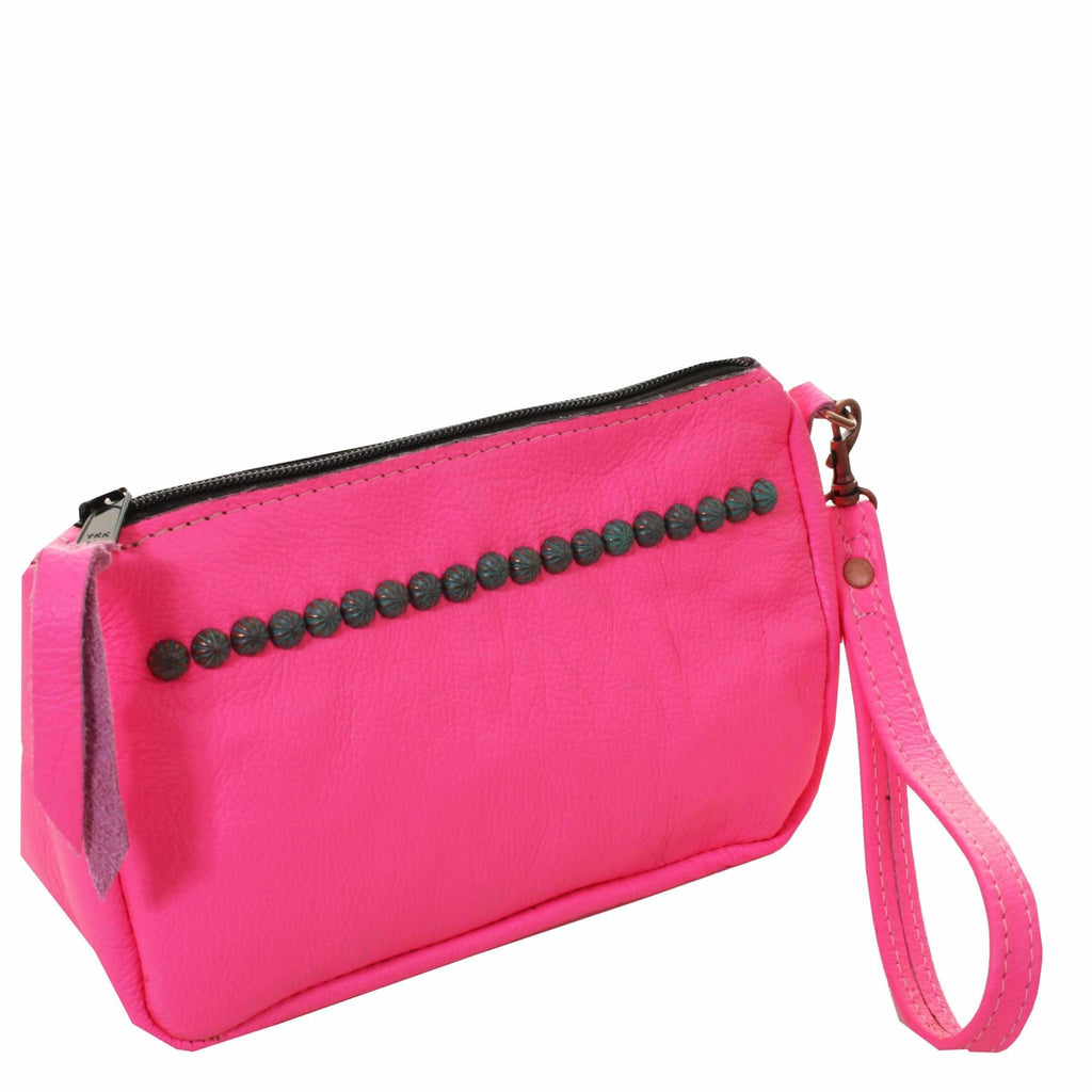 MPG79 - Super Neon Pink Makeup Pouch - Double J Saddlery