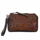 MPG95 - Autumn Crocodile Print Makeup Pouch - Double J Saddlery