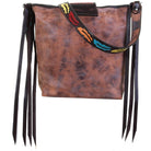 MST50 - Las Cruces Brown Messenger Tote - Double J Saddlery