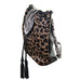 MST66 - Jaguar and Zebra Hair Drawstring Messenger Tote - Double J Saddlery