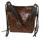 MST71 - Caramel Bits Messenger Tote - Double J Saddlery