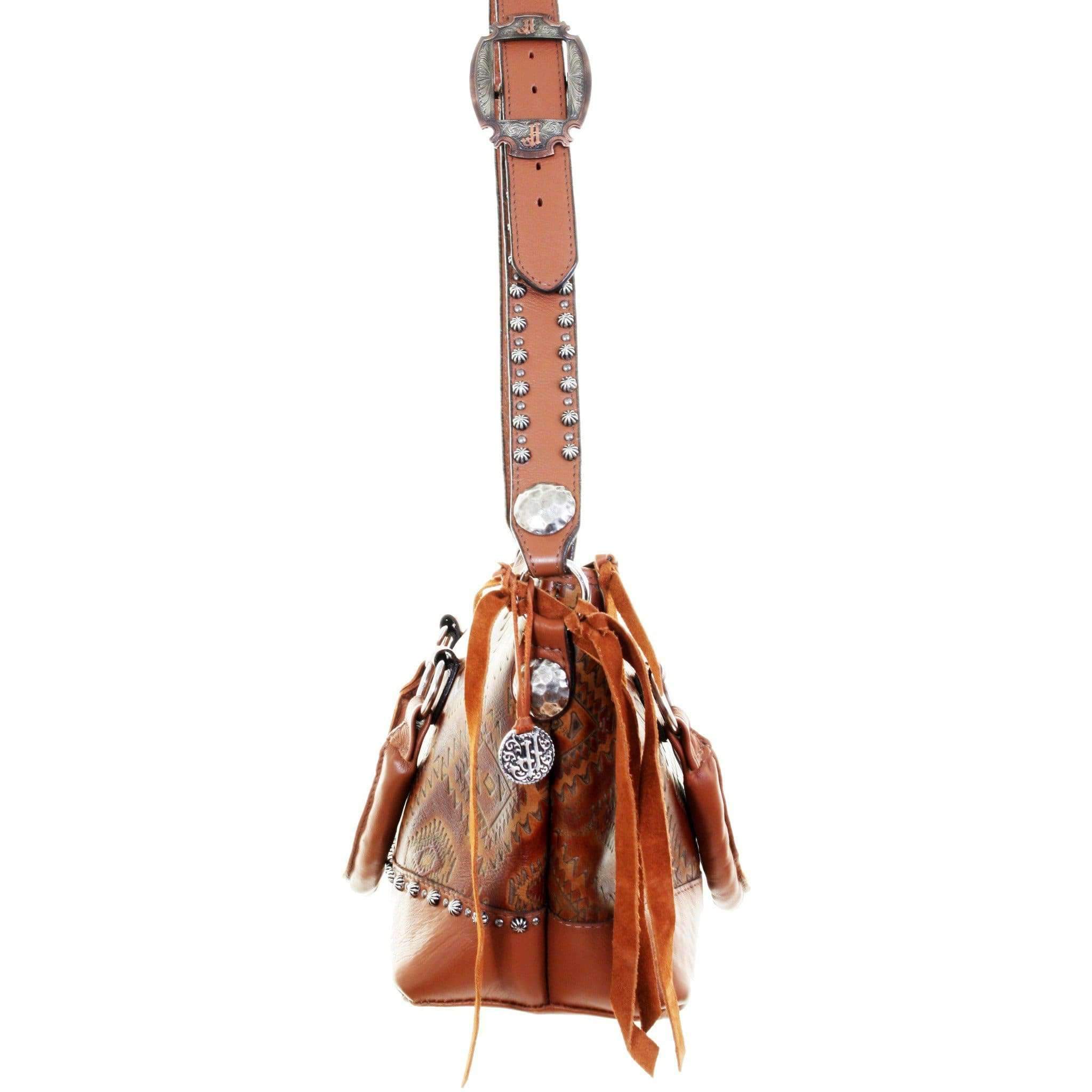 MT50 - Aztec Burnt Medium Tote - Double J Saddlery