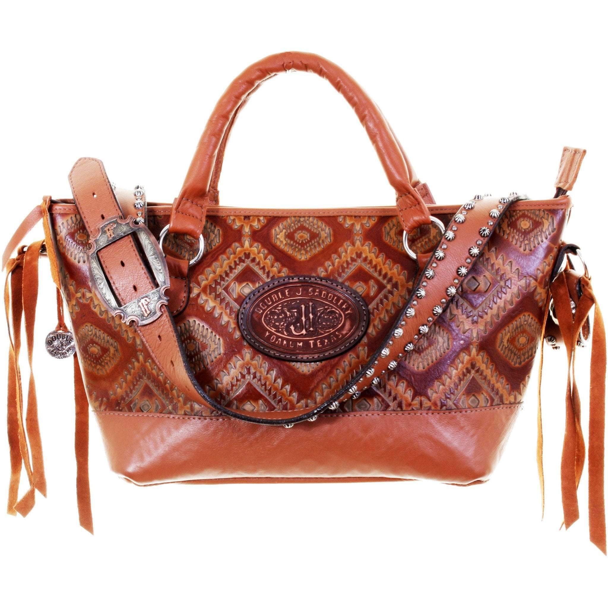 MT50 - Aztec Burnt Medium Tote - Double J Saddlery
