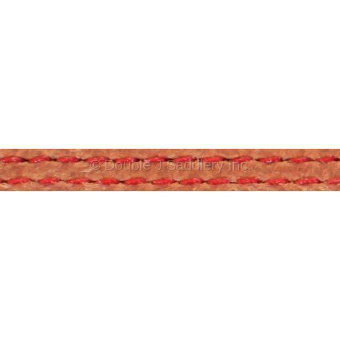 Natural Roughout With Red Threading - Double J Saddlery