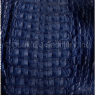 Navy Blue Caiman Gator Leather - SL1428 - Double J Saddlery