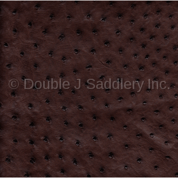 Nicotine Ostrich Leather - SL283 - Double J Saddlery