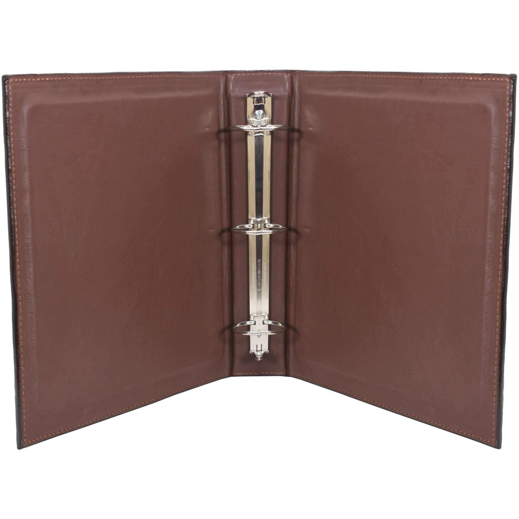 Rico Laser-Engraved Brown Tri-fold Wallet - Spurs