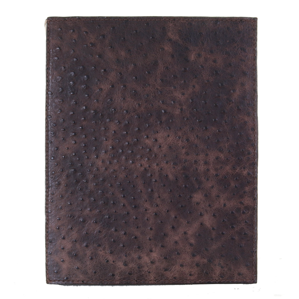PORT46 - Chocolate Ostrich Print Portfolio - Double J Saddlery