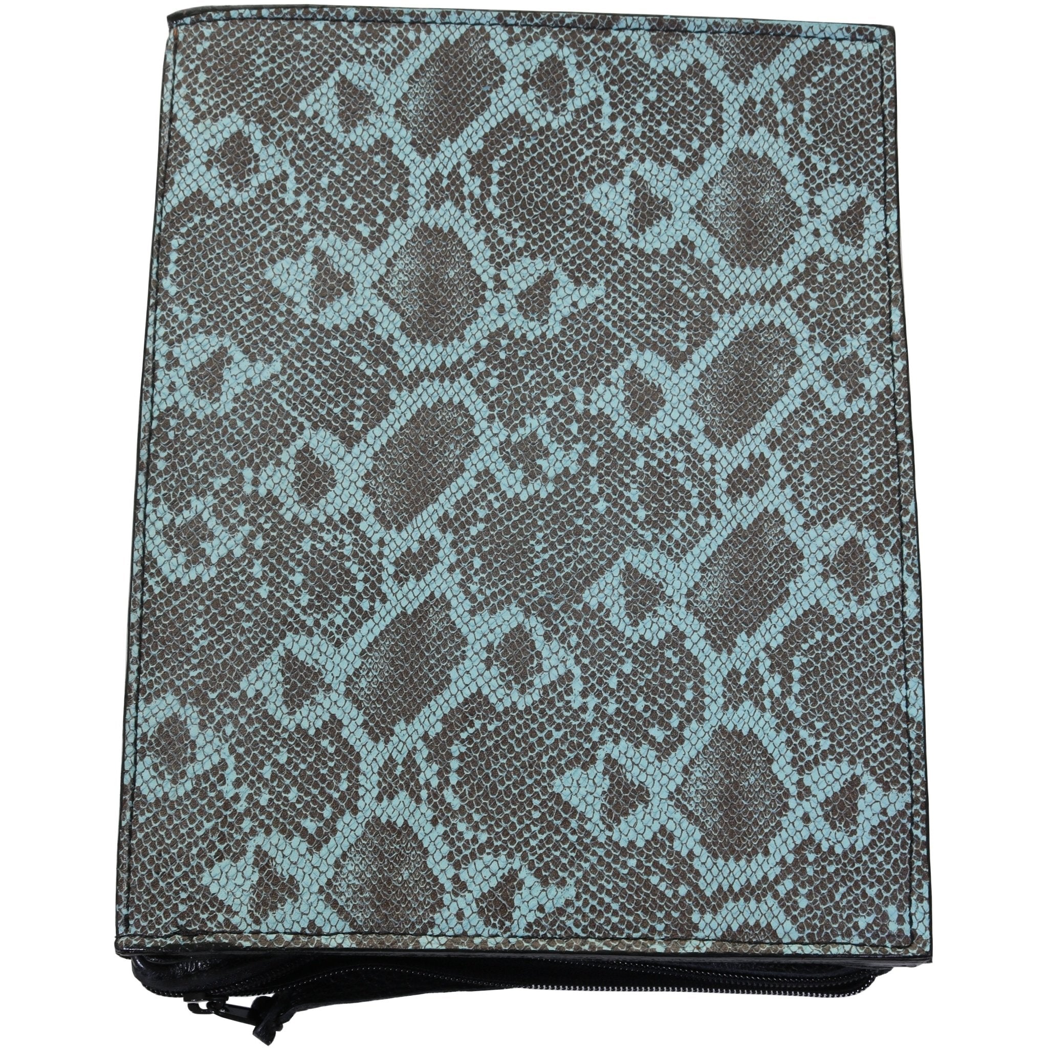 PORT56A - Turquoise Snake Print Portfolio - Double J Saddlery