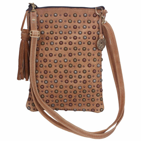 PP12 - Tan Pull-Up Pouch Purse - Double J Saddlery