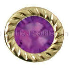 Purple Swarovski Crystal - BCS10-40 - Double J Saddlery