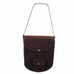 RB21 - Brown Rough Out Tooled Rope Bag - Double J Saddlery