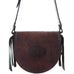 SB24 - Brown Rough Out Saddle Bag - Double J Saddlery