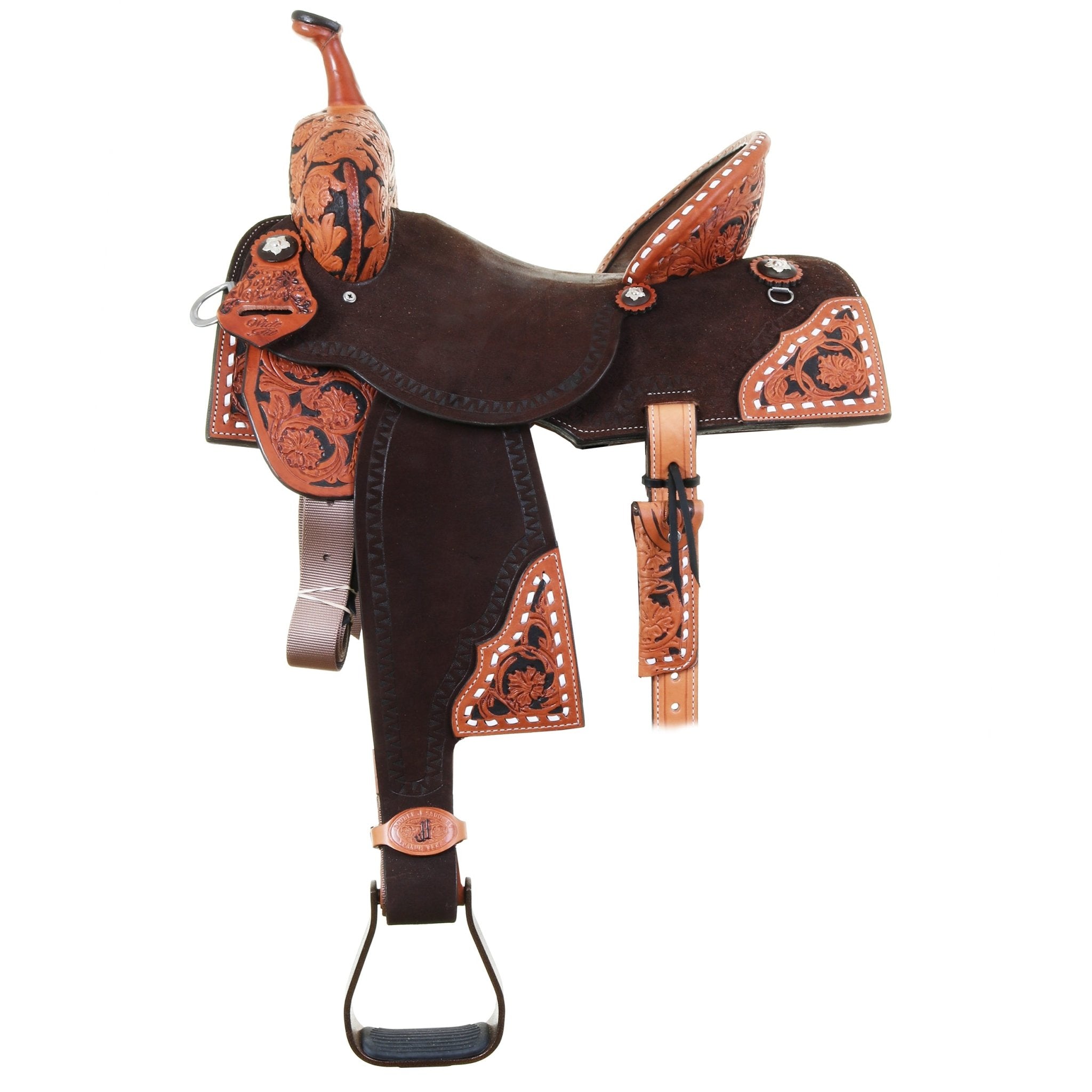 SBP00 - Pozzi Pro Barrel Racer w/ SRS - Double J Saddlery