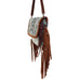 SC52 - Turquoise/Brown Laredo Simple Clutch - Double J Saddlery