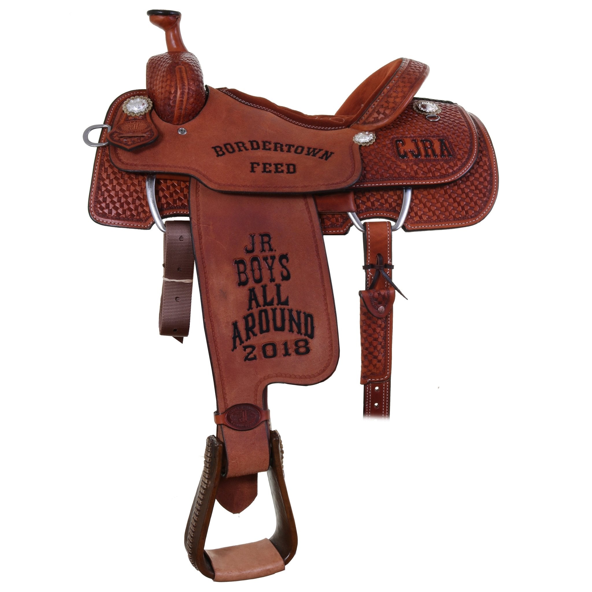 SCRTROPHY08 - Double J Calf Roper Trophy Saddle - Double J Saddlery