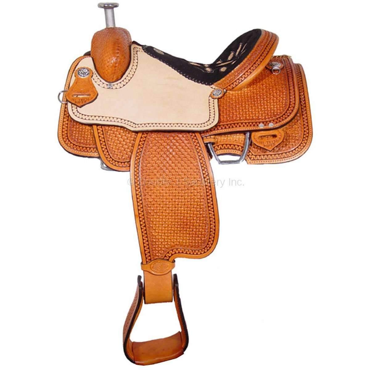 SHTCR101 - Calf Roper Saddle - Double J Saddlery