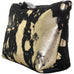 SMP11 - Black and Gold Acid Wash Hair Small Makeup Pouch - Double J Saddlery
