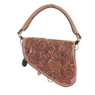 SPB03 - Whirlwind Tooled Saddle Purse - Double J Saddlery