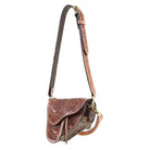 SPB03 - Whirlwind Tooled Saddle Purse - Double J Saddlery