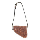 SPB03 - Whirlwind Tooled Saddle Purse - Double J Saddlery