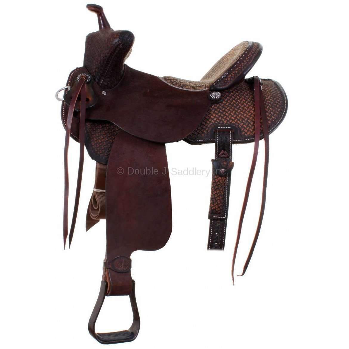 SPS218 - Pro Shooter Saddle - Double J Saddlery