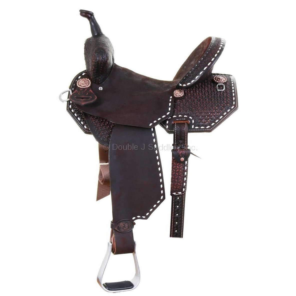 SPXF121 - The Pursuit Flex Barrel Racer w/ ELC - Double J Saddlery