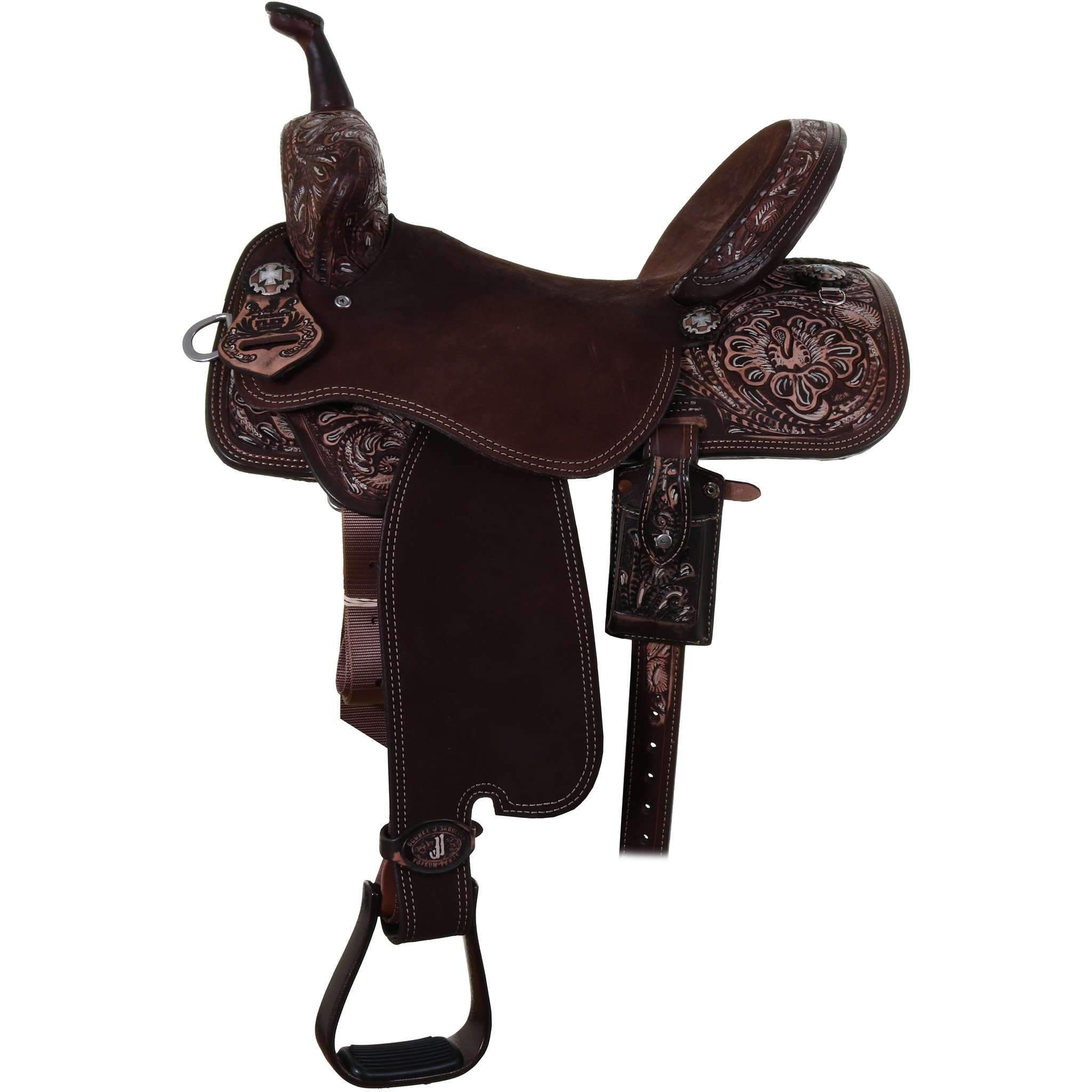 SPXF147 - The Pursuit Flex Barrel Racer w/ ELC - Double J Saddlery