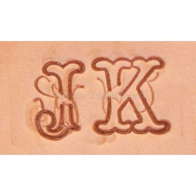 Stamped Script - Only in 3/4" Height - Double J Saddlery