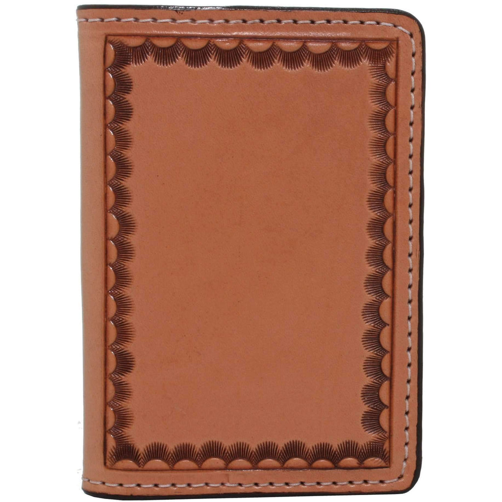 STBK01 - Natural Leather Small Tally Book - Double J Saddlery