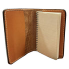 STBK02 - Natural Leather Tooled Small Tally Book - Double J Saddlery