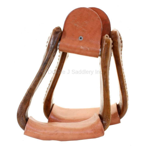 STU12 - Sloped Roper Stirrups - Double J Saddlery