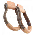 STU60 - 1" Oxbow Raw Hide Iron Stirrups - Double J Saddlery