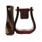 STU93 - Nettle Rustic Wrangler Flat Bottom Stirrup - Double J Saddlery