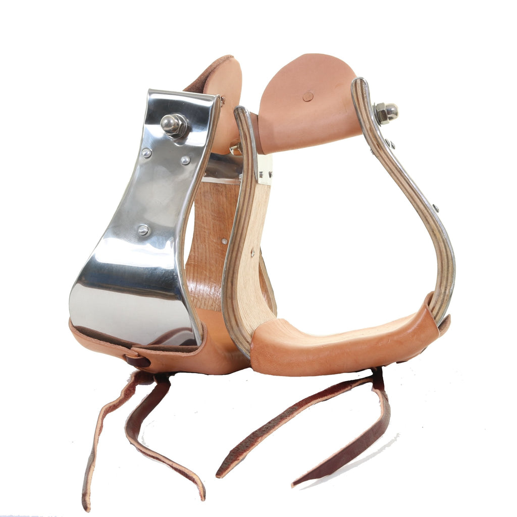 STU97 - 4" Bell Stirrup - Double J Saddlery