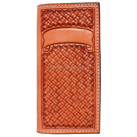 TBK02 - Hand-Tooled Tally Book - Double J Saddlery