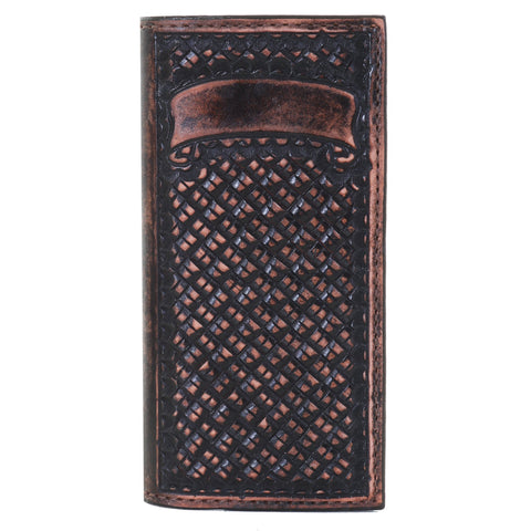 TBK02A - Hand-Tooled Tally Book - Double J Saddlery