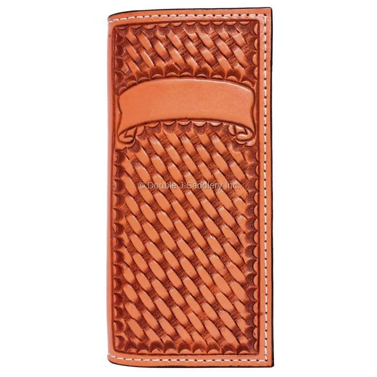 TBK03 - Hand-Tooled Tally Book - Double J Saddlery