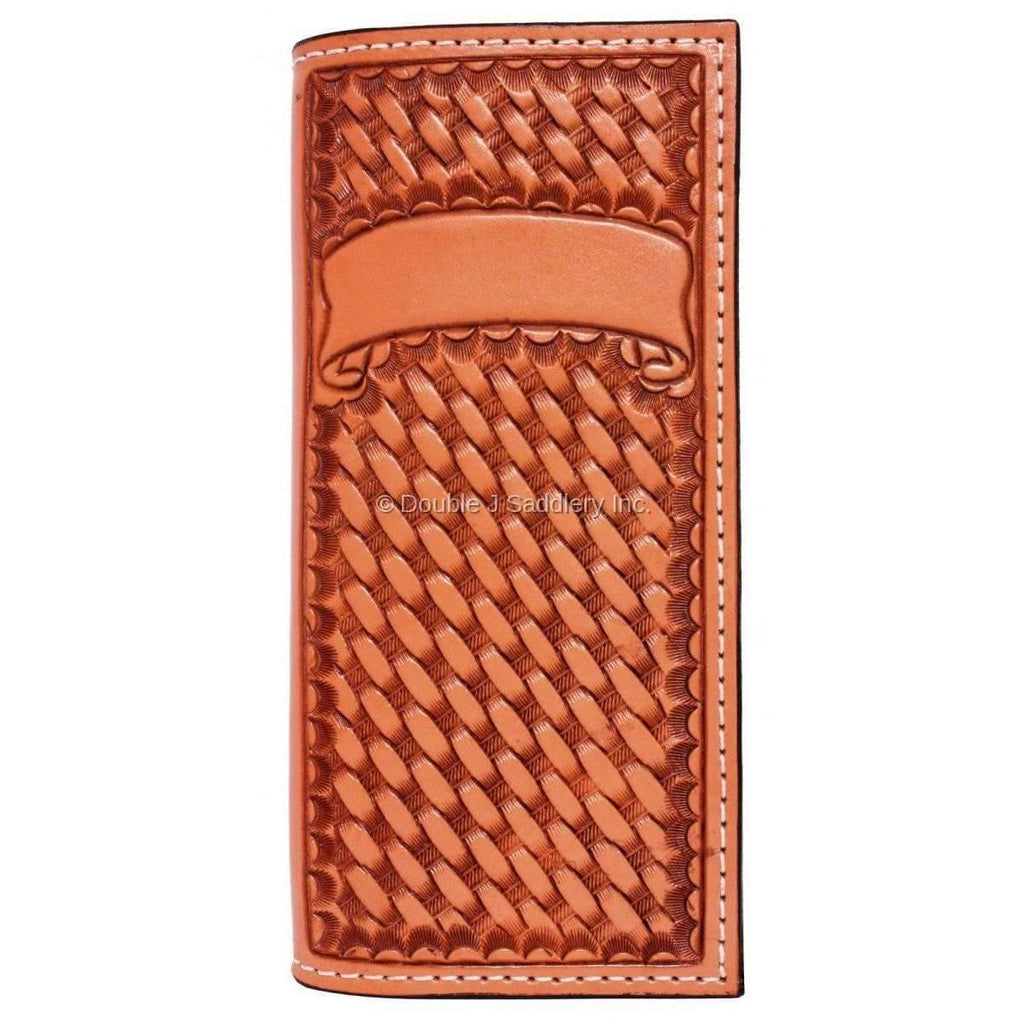TBK03 - Hand-Tooled Tally Book - Double J Saddlery