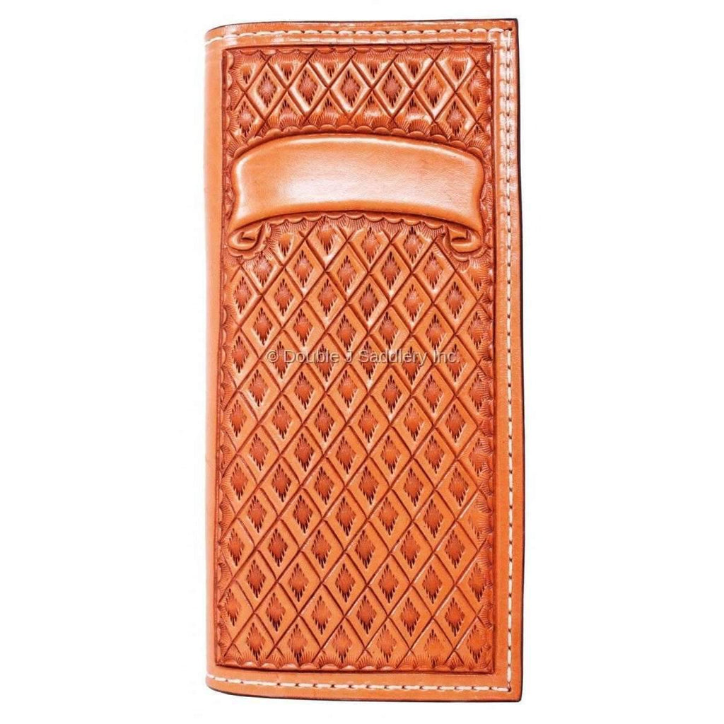 TBK08 - Hand-Tooled Tally Book - Double J Saddlery