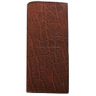 TBK13 - Peat Elephant Print Leather Tally Book - Double J Saddlery