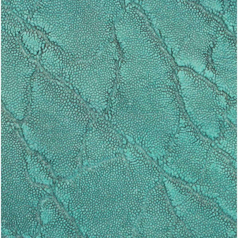 Turquoise Elephant Print Leather - SL1090 - Double J Saddlery