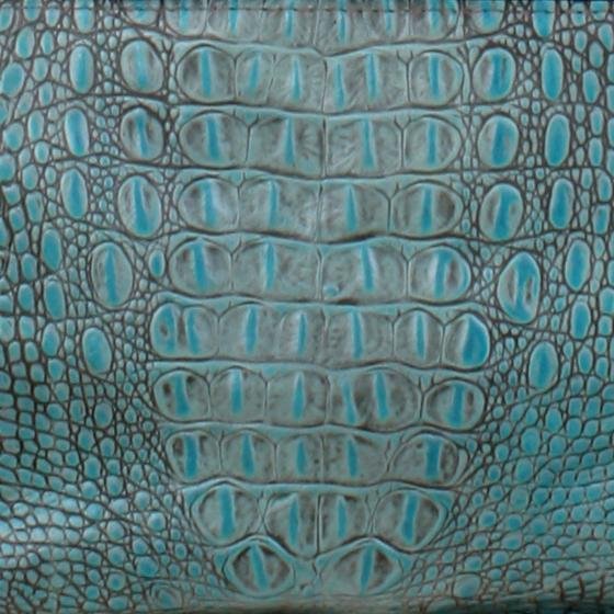 Turquoise Gator Print - SL4109 - Double J Saddlery