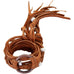 VC16 - Vestige Brandy Elk Skin Necklace/Bracelet Combo - Double J Saddlery