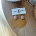 VE102 - Crochet Heart Earrings - Double J Saddlery