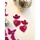 VE121 - Hats Off Sweetheart Earrings - Double J Saddlery